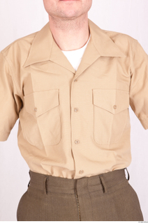  Photos Army Officer Man in uniform 1 20th century Army Officer beige shirt upper body 0001.jpg